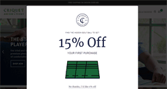 Desktop Screenshot of criquetshirts.com